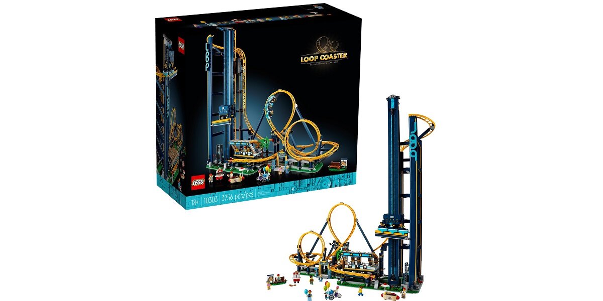 LEGO Icons Kolejka górska z pętlami 10303 Od lat dla Was
