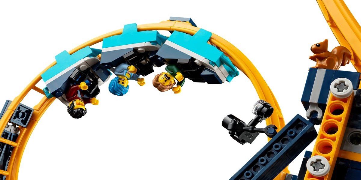 LEGO Icons Kolejka górska z pętlami 10303 Kolejka górska dla dorosłych