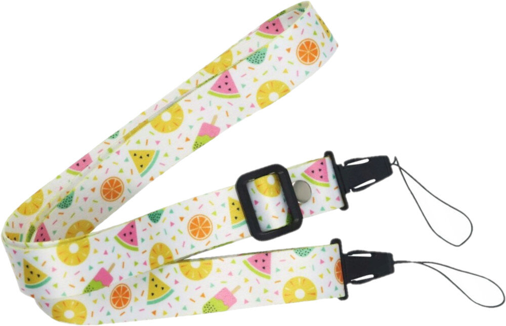 Pasek do aparatu LOVEINSTANT FujiFilm Instax Mini Owoce kolor motyw zastosowanie długość mocowanie materiał