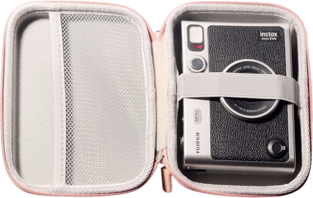 Pokrowiec LOVEINSTANT Instax Mini Evo/Mini Link Czarny miejsce pojemność dopasowanie przegrody
