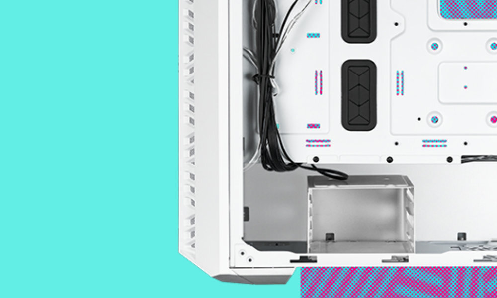 Obudowa COOLER MASTER MasterBox 520 Mesh Biały Klatka HDD