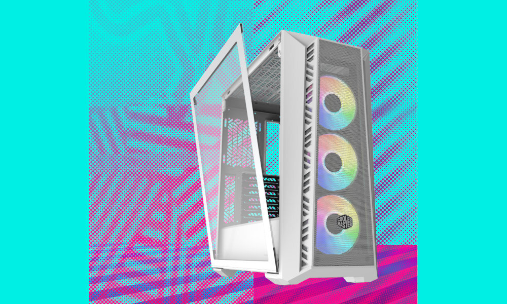 Obudowa COOLER MASTER MasterBox 520 Mesh Biały panel boczny