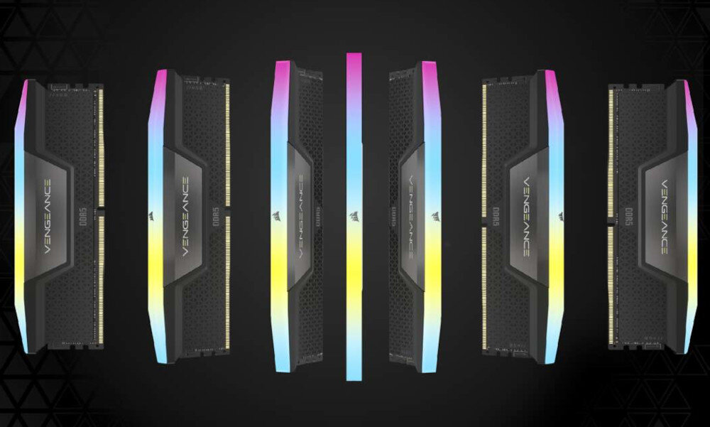 Pamięć RAM CORSAIR Vengeance RGB 32GB 6000MHz swietne parametry pracy