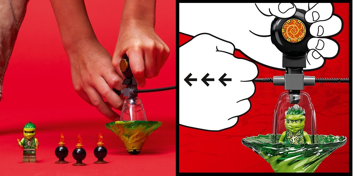 LEGO Ninjago Szkolenie wojownika Spinjitzu Lloyda 70689 Obrotowe przygody