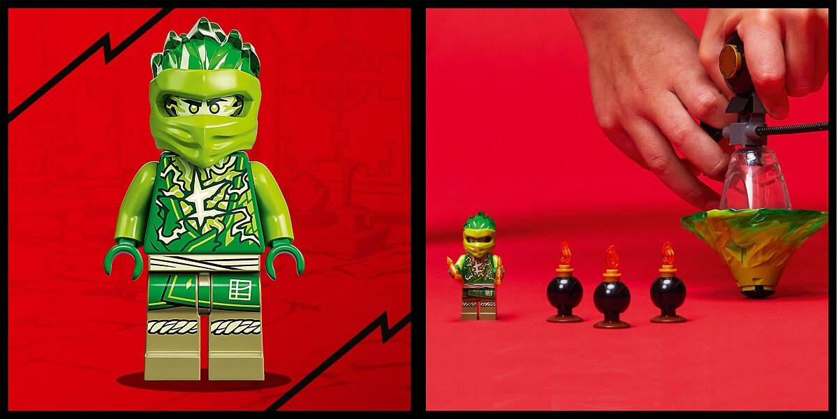 LEGO Ninjago Szkolenie wojownika Spinjitzu Lloyda 70689 Wesoła cyfrowa zabawa dla budowniczych