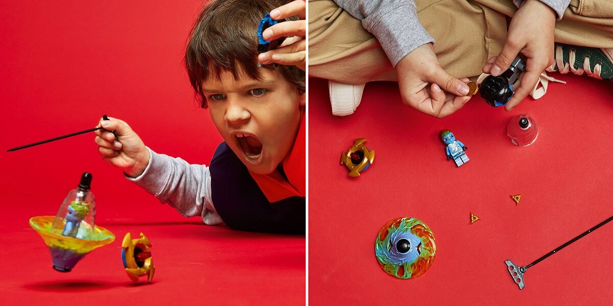 LEGO Ninjago Szkolenie wojownika Spinjitzu Jaya 70690 Pomóż Jayowi zostać mistrzem SpinjitzuPrzygotuj się do walki