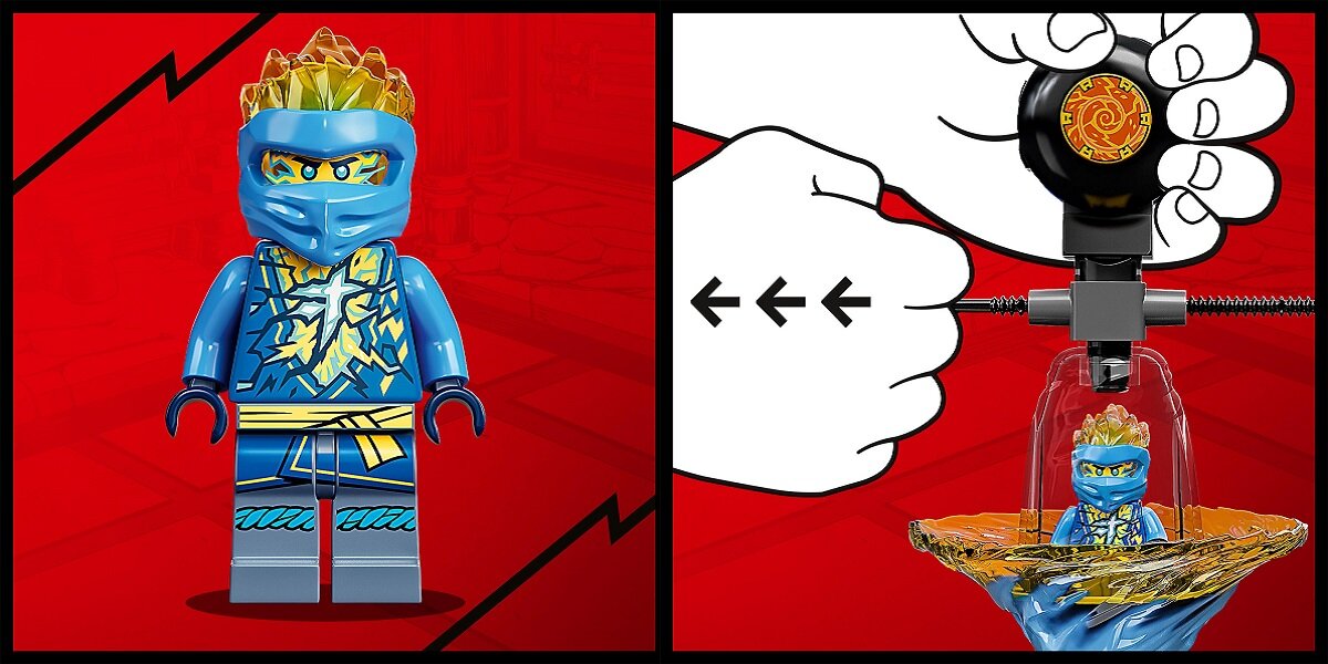 LEGO Ninjago Szkolenie wojownika Spinjitzu Jaya 70690 Obrotowe przygody
