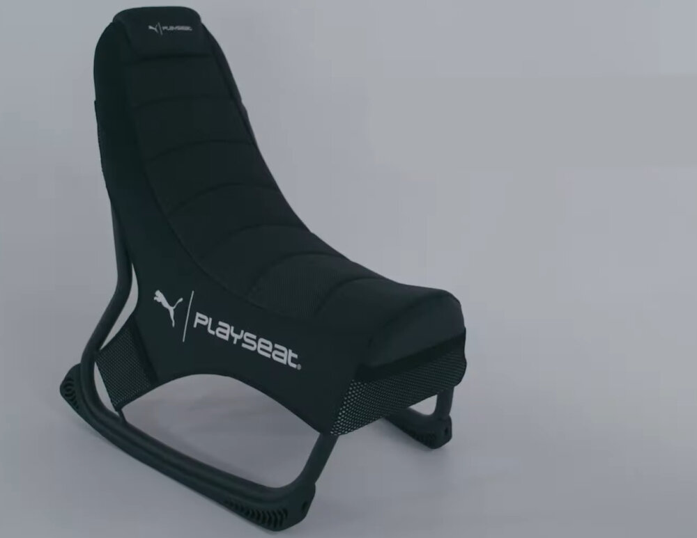 Fotel PLAYSEAT Puma Active Czarny konstrukcja kontrola pianka obicie bujanie zagłówek wzrost waga