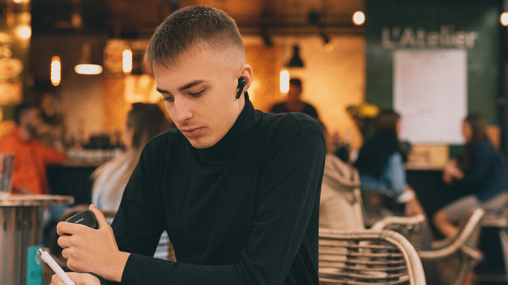 Słuchawki dokanałowe LAMAX Trims1  - mikrofon