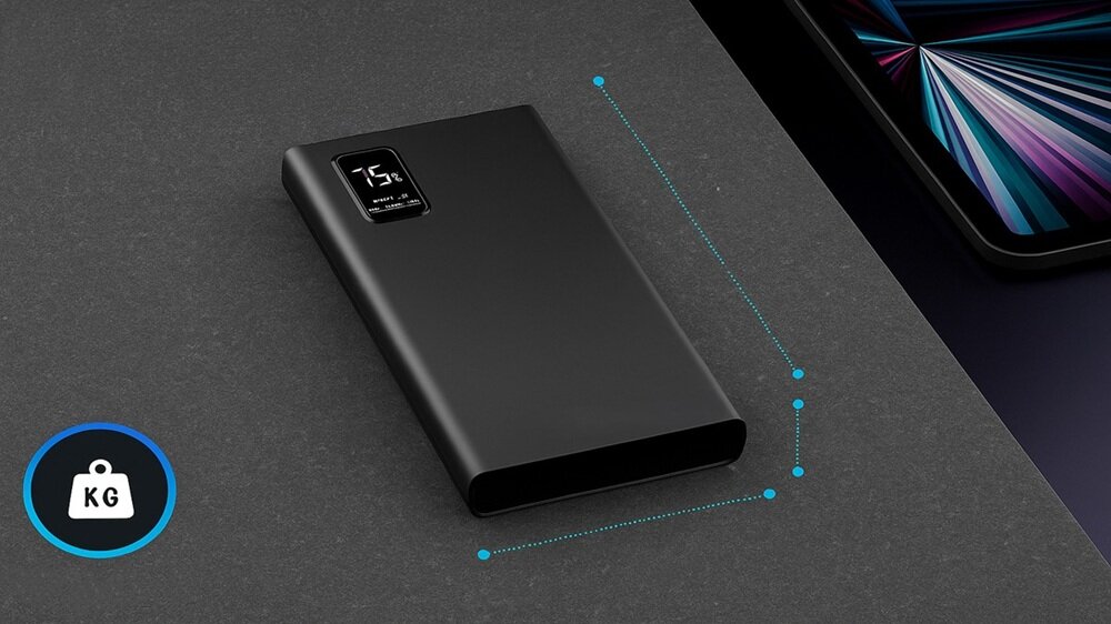 Powerbank EXTRALINK EPB-067B 10000mAh 22.5W Czarny kv początek opisu