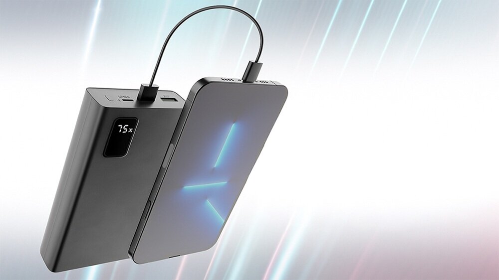 Powerbank EXTRALINK EPB-068 20000mAh Czarny wbudowany wyświetlacz, śledzenie poziomu baterii, łatwe planowanie kolejnych ładowań