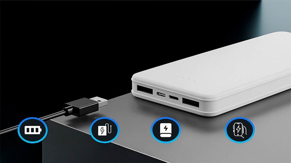 Powerbank EXTRALINK EPB-078W 10000mAh 10W Biały kv początek opisu