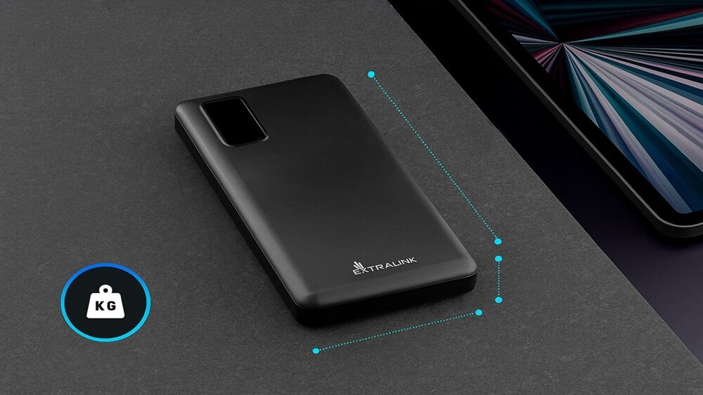 Powerbank EXTRALINK EPB-098B 10000 mAh Czarny kv początek opisu