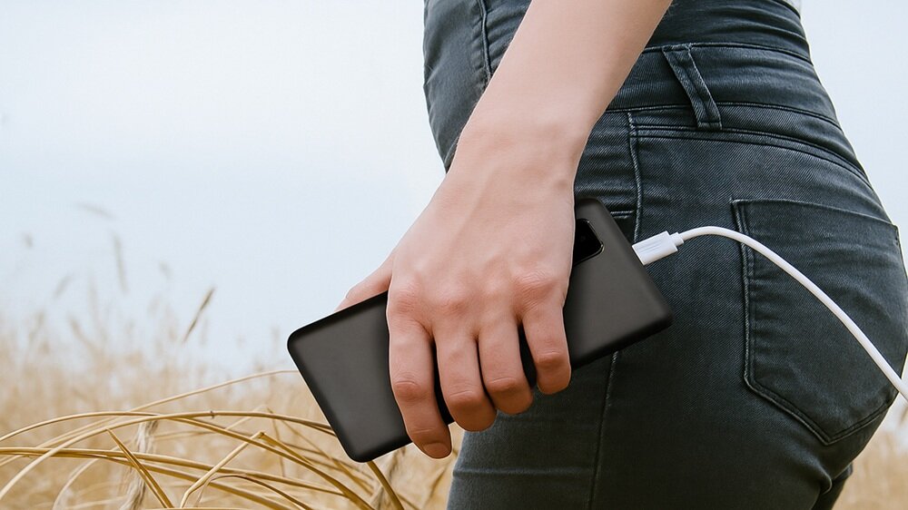 Powerbank EXTRALINK EPB-098B 10000 mAh Czarny mobilne źródło energii, kompaktowe wymiary, trwała obudowa