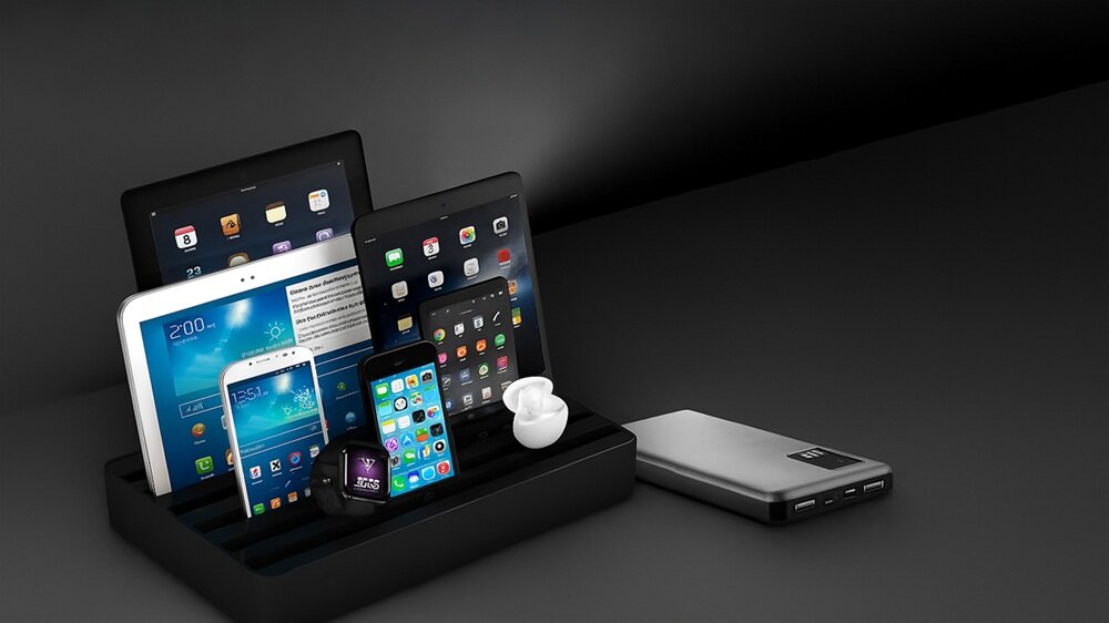 Powerbank EXTRALINK EPB-098B 10000 mAh Czarny jednoczesne ładowanie dwóch urządzeń, sprawne ładowanie, do różnych urządzeń