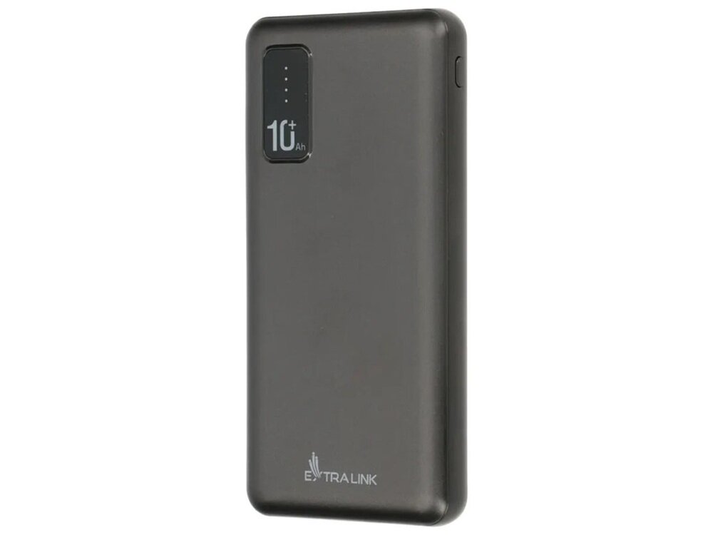 Powerbank EXTRALINK EPB-098B 10000 mAh Czarny dioda LED, kontrola nad naładowaniem baterii, zaplanowane ładowanie