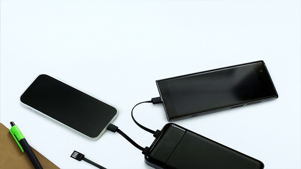 Powerbank EXTRALINK EPB-124 30000mAh Czarny dodatkowe źródło energii, wydajny, odpornośc na uszkodzenia