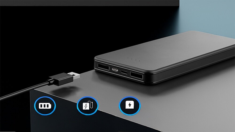 Powerbank EXTRALINK EPB-078B 10000mAh 10W Czarny kv początek opisu