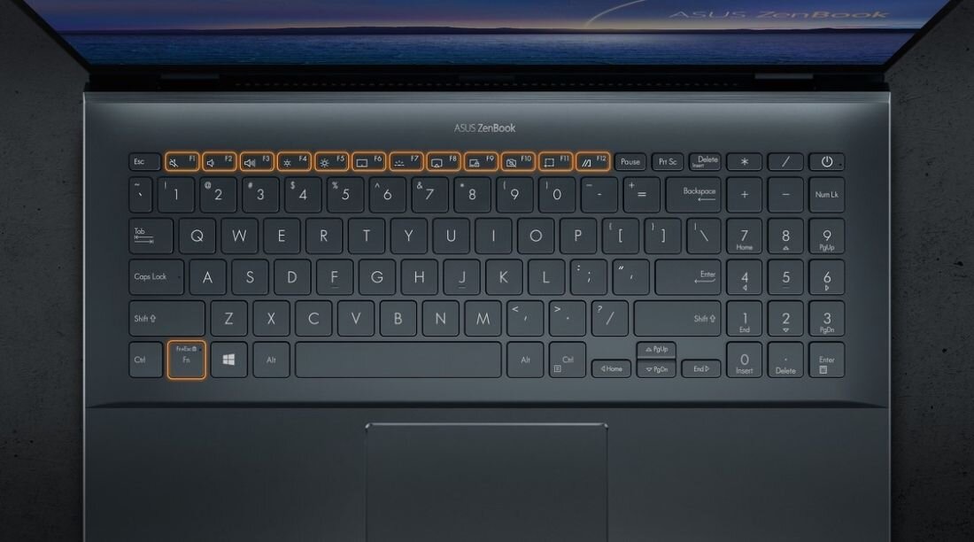 Laptop ASUS Zenbook Pro UM535 - Klawisze funkcyjne 