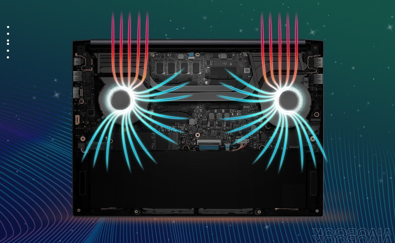 Laptop ASUS VivoBook Pro K3400PH technologia chłodzenie system 