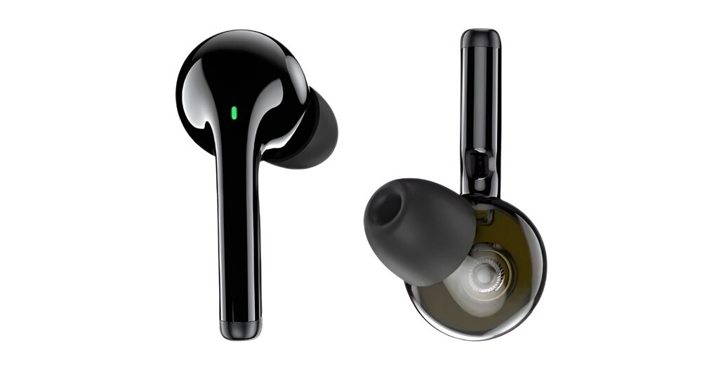 Słuchawki dokanałowe AWEI T12P TWS muzyka rozmowy ładowanie - sluchawki na bialym tle