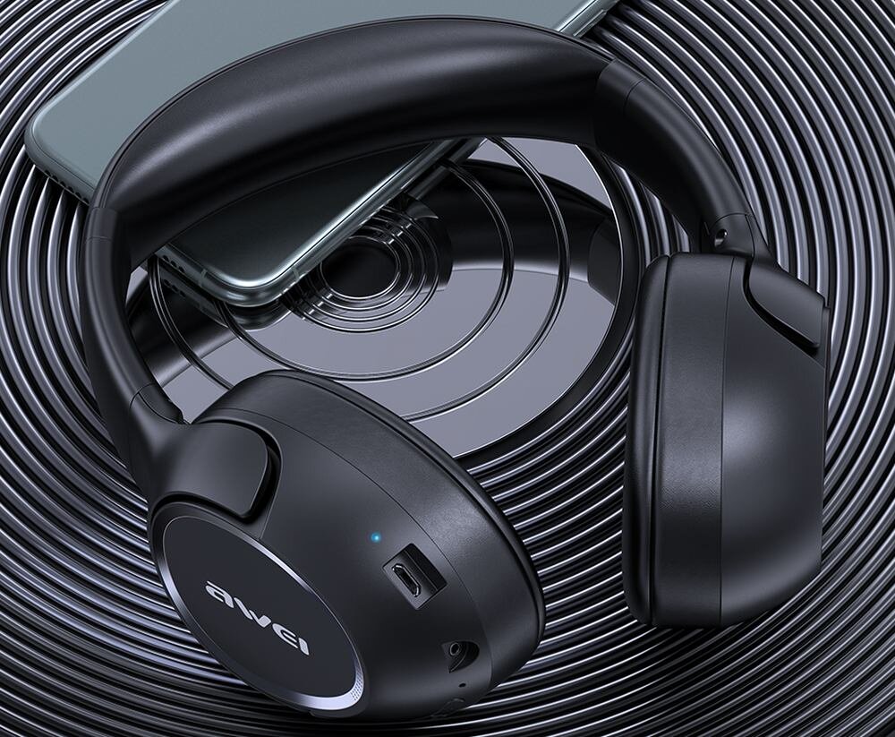 Słuchawki douszne AWEI A770BL design komfort lekkość dźwięk jakość wrażenia słuchowe ergonomia lekkość sport aktywność podróże czas pracy działanie akumulator