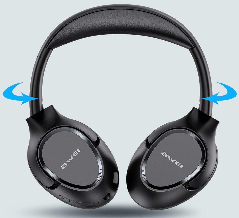 Słuchawki douszne AWEI A770BL design komfort lekkość dźwięk jakość wrażenia słuchowe ergonomia lekkość sport aktywność podróże czas pracy działanie akumulator