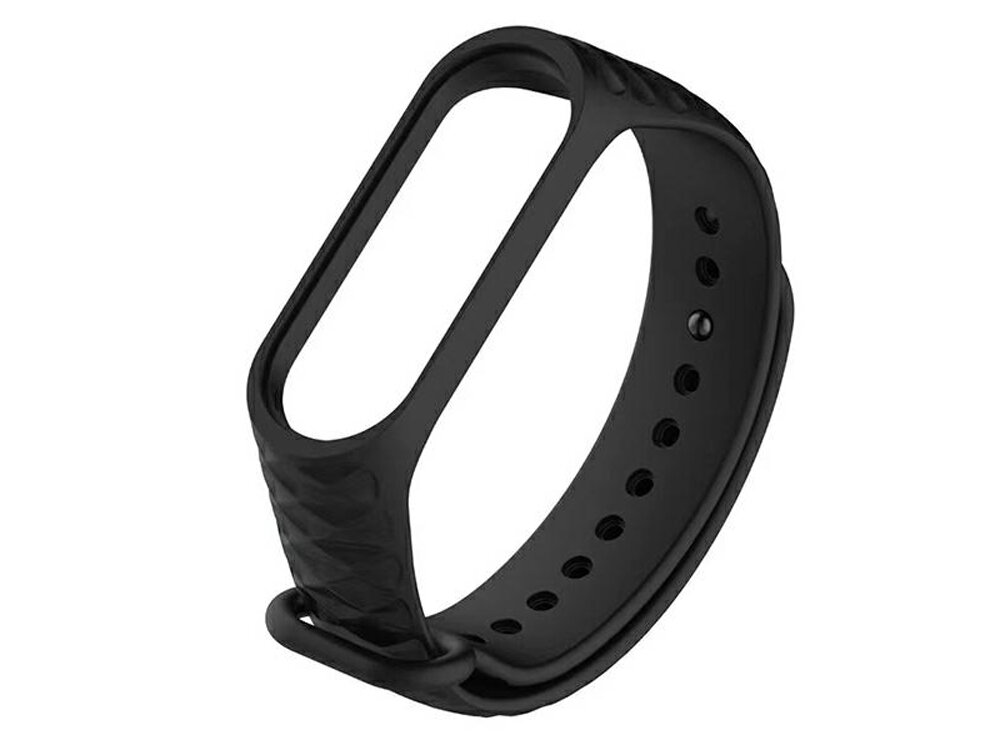 Beline Mi Band 7 6 5 Silikonowy pasek miękkiego i elastycznego tworzywa przyjemne w dotyku i zapewnia komfort odpornością na uszkodzenia oraz długą żywotnością Xiaomi Mi Band 5, 6 oraz 7 - pasek bez urządzenia na białym tle