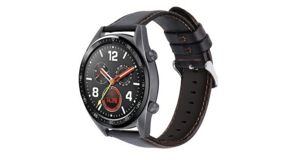 Pasek Beline 20mm skóra ekologiczna elegancki wygodny do Galaxy Huawei Garmin