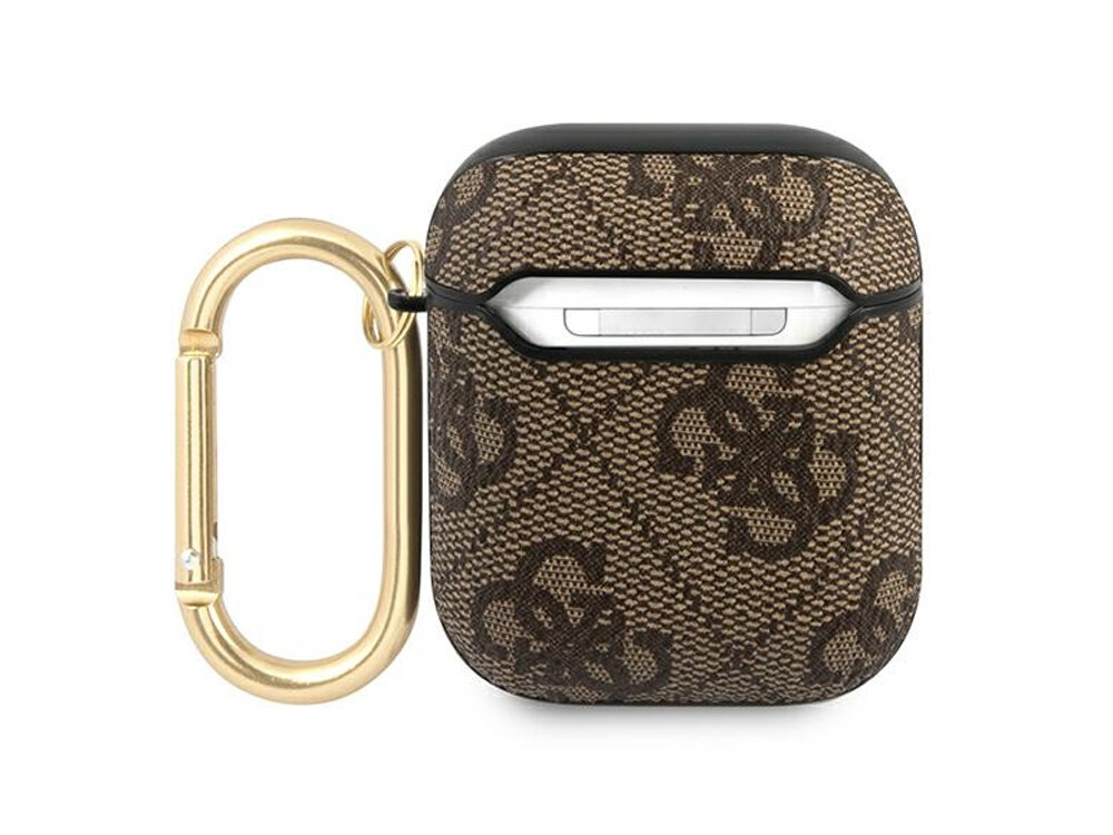 Etui na słuchawki Guess 4G Script Metal Collection
            tył etui z karabińczykiem na białym tle
            wstrząs bezpieczeństwo trwałość materiał