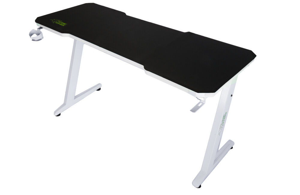 Biurko GAMESHARK Zeo powłoka karbon antypoślizgowa ergonomiczny blat