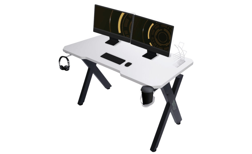 Biurko GAMESHARK Xeno antypoślizgowa powierzchnia ergonomiczny blat