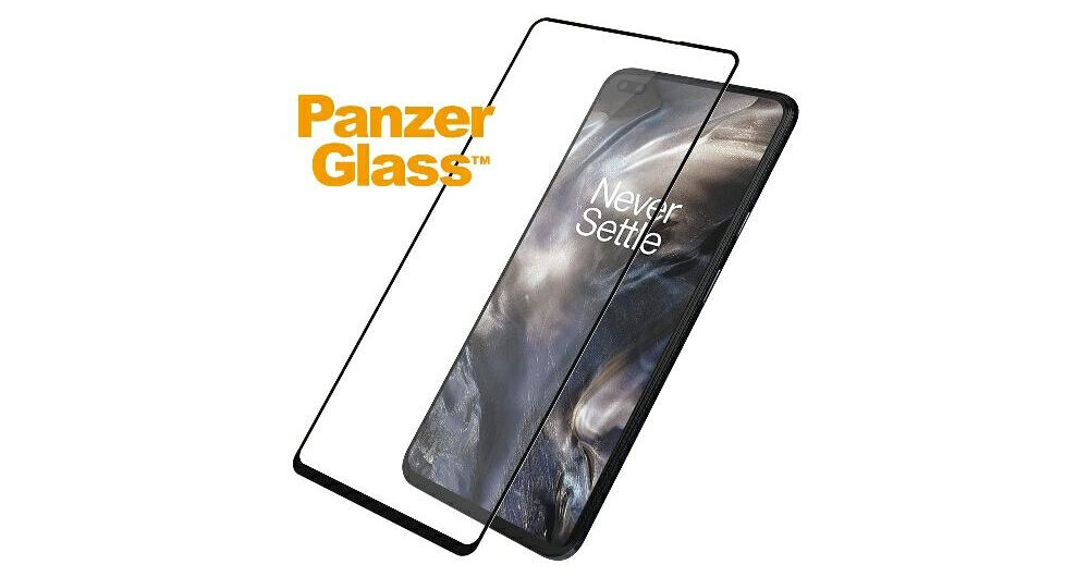 PanzerGlass E2E Super+ OnePlus Nord pełna ochrona komfort zaokrąglone krawędzie