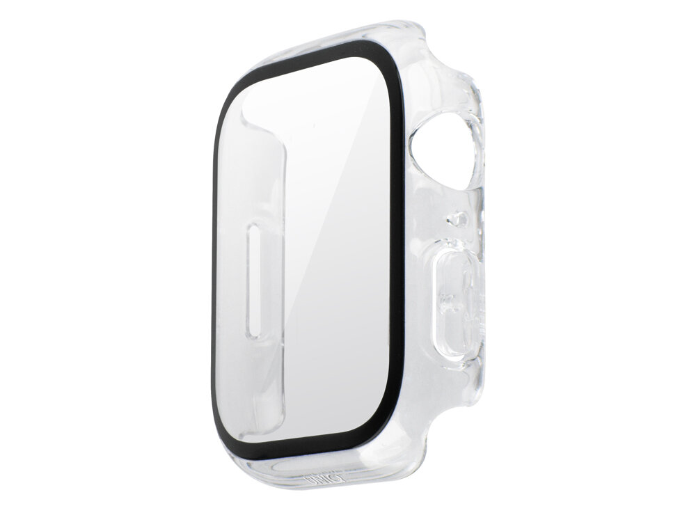 UNIQ Legion nie ogranicza czułości ekranu dotykowego wyświetlanie obrazu w jakości HD kompatybilne z Apple Watch Series 7, 8, 9 oraz SE2 pełny dostęp do wszystkich funkcji urządzenia