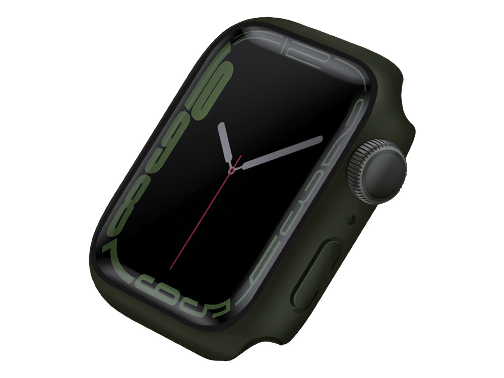 UNIQ Legion tworzywa PC zakrzywioną osłonę ze szkła hartowanego 9H Apple Watch chroni przed zarysowaniami