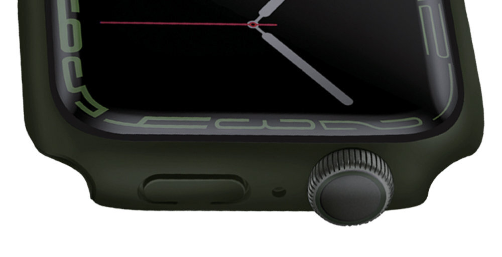 UNIQ Legion nie ogranicza czułości ekranu dotykowego wyświetlanie obrazu w jakości HD kompatybilne z Apple Watch Series 7, 8, 9 oraz SE2 pełny dostęp do wszystkich funkcji urządzenia