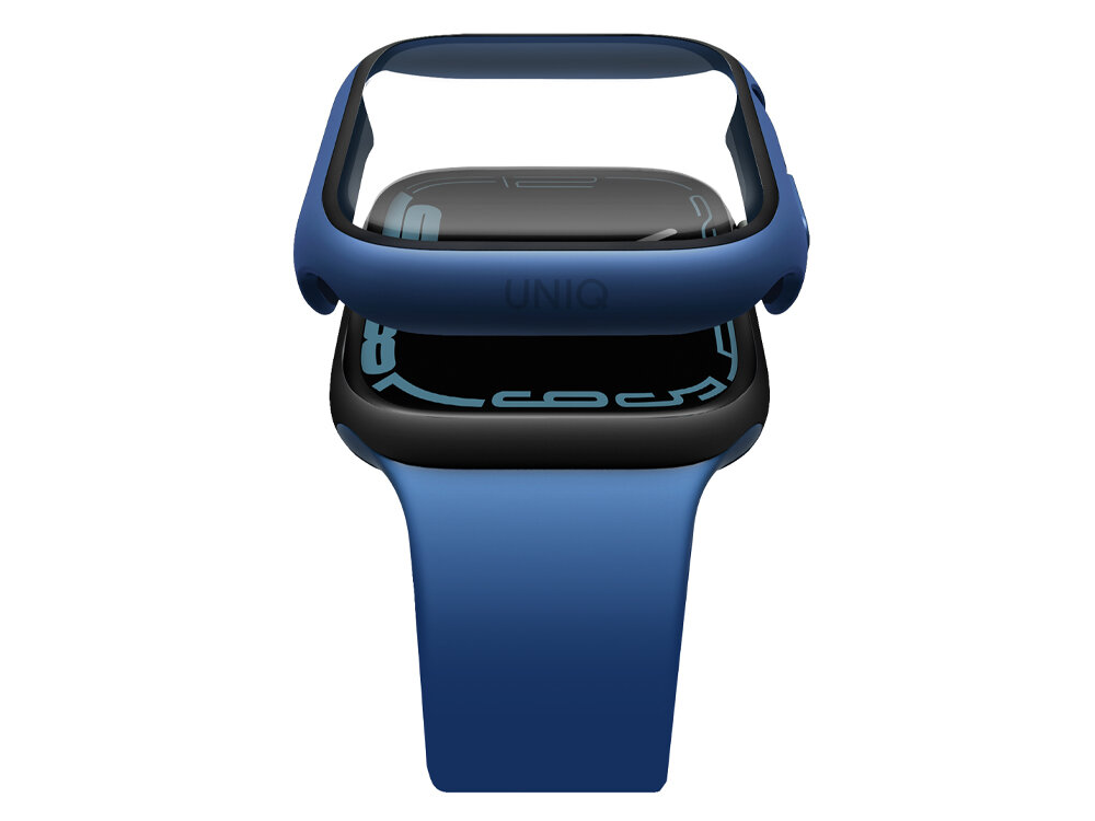 UNIQ Legion nie ogranicza czułości ekranu dotykowego wyświetlanie obrazu w jakości HD kompatybilne z Apple Watch Series 7, 8, 9 oraz SE2 pełny dostęp do wszystkich funkcji urządzenia