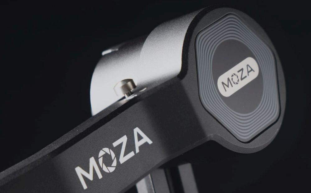 Gimbal ręczny MOZA Mini-P Max fotografia stabilizacja nagrywanie żyroskop uchwyt zasilanie ładowanie bateria tryby przyciski złącza porty kompatybilność udźwig wykonanie pojemność