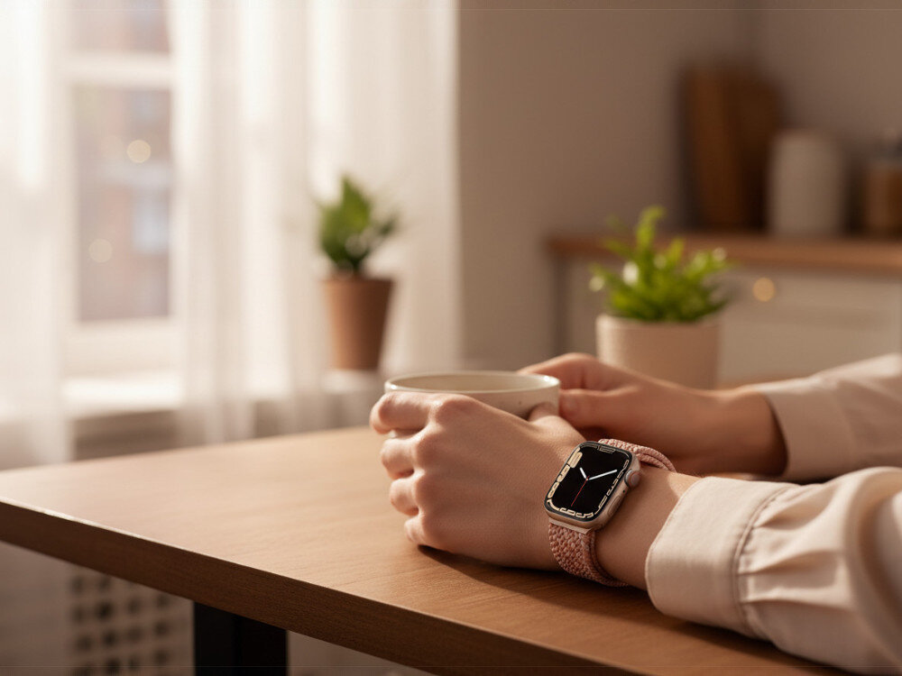 Pasek UNIQ Aspen DE do Apple Watch 1/2/3/4/5/6/7/8/9/SE/SE2 (42/44/45mm) Szary, UNIQ Aspen – gotowy do ruchu, Zegarek z paskiem na nadgarstku