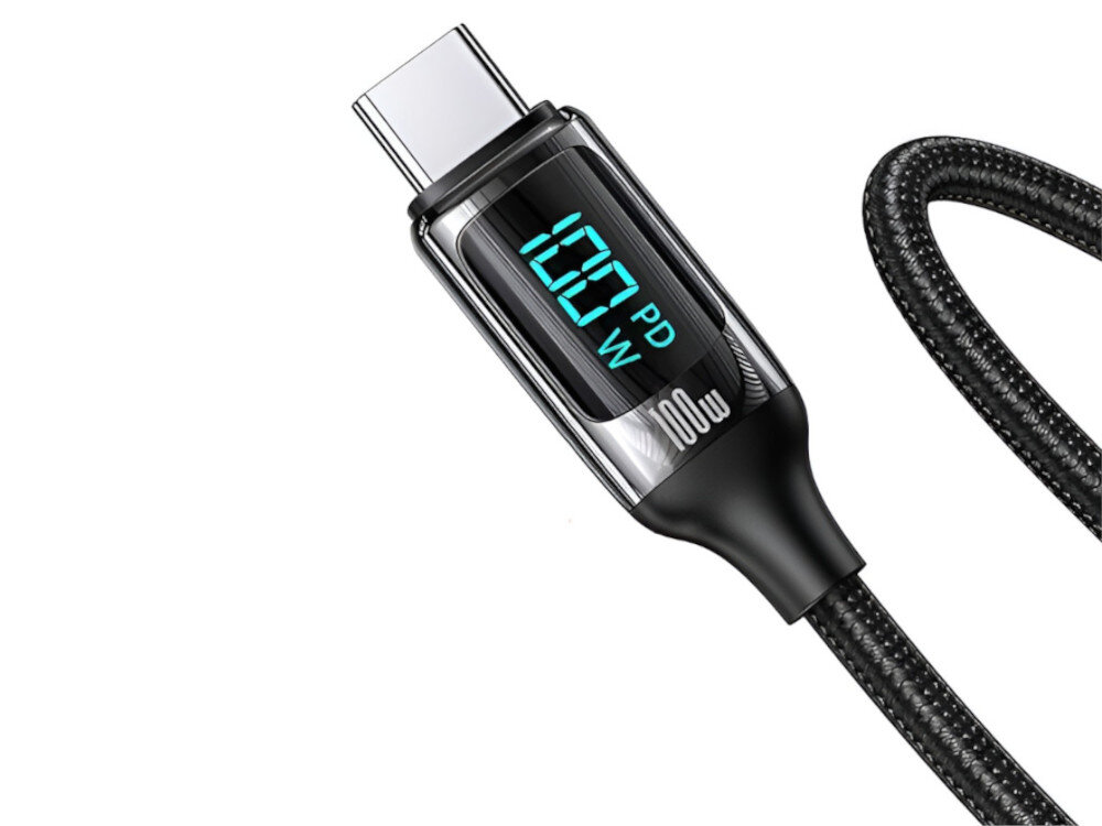 Kabel USB-Lightning USAMS U78 pleciony Apple aktualne napięcie, natężenie prądu i czas ładowania