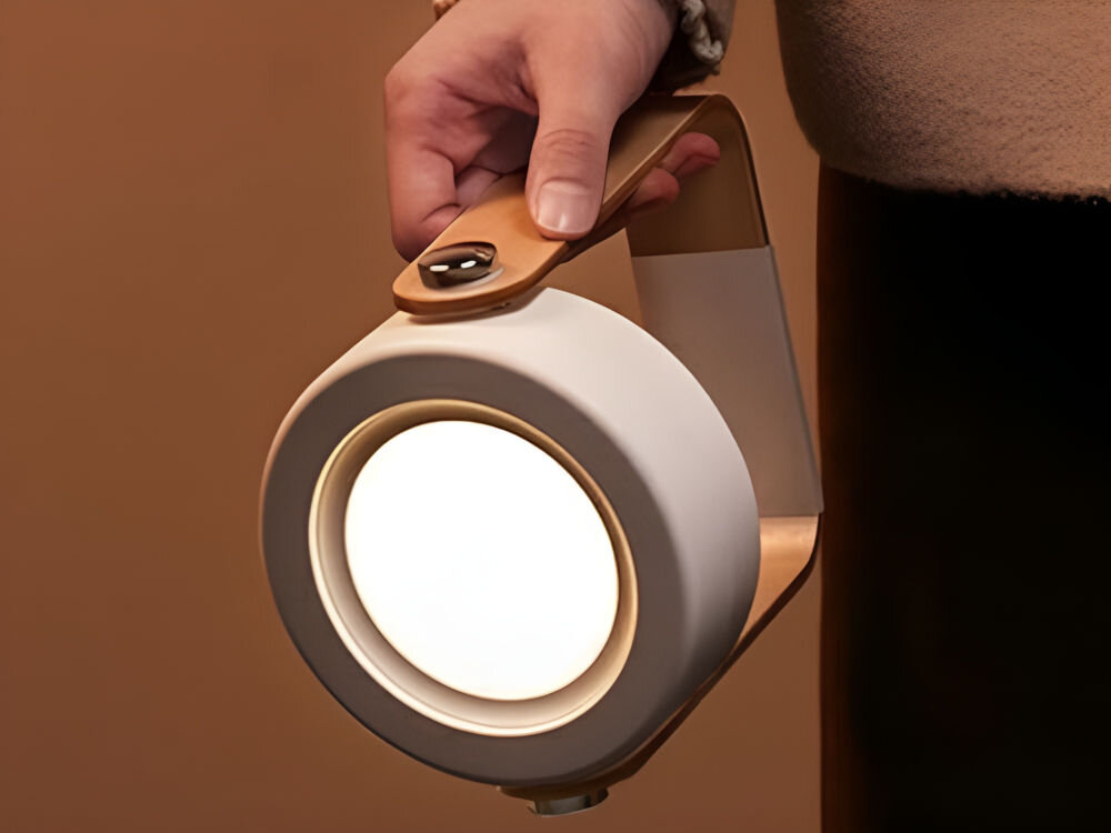 Lampka nocna LED USAMS ZB249YH01 Źródło światła LED, wysoki wskaźnik oddawania barw (CRI) 80, kabel USB-C/USB-A, instrukcja obsługi