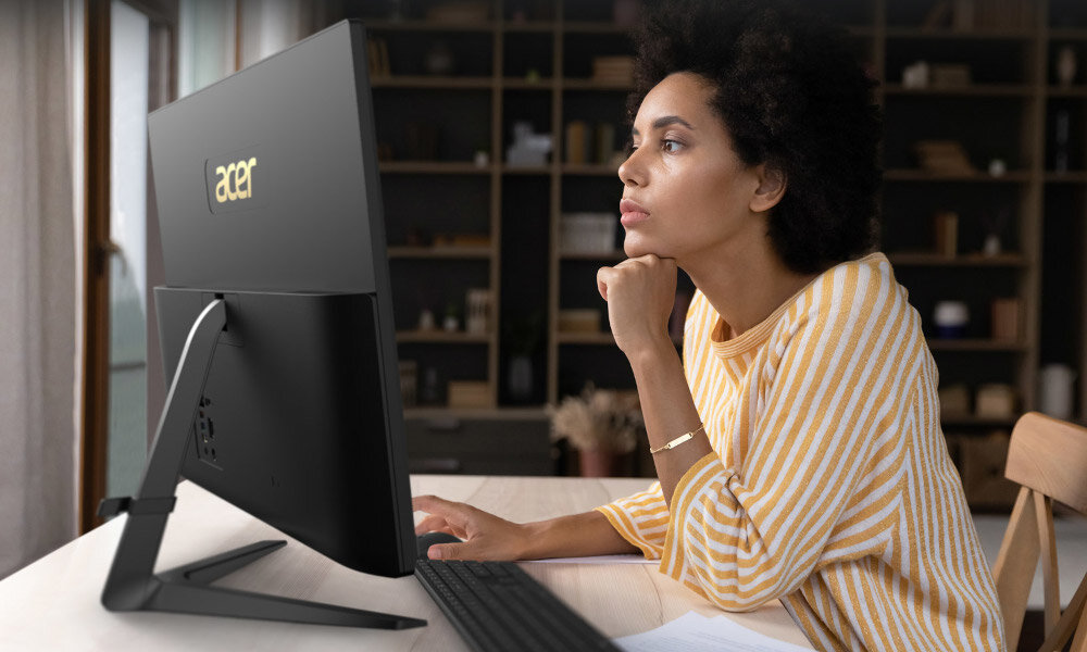 Komputer ACER Aspire C24-1700 obudowa wygląd kolor cechy przeznaczenie