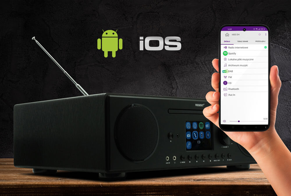 Radioodtwarzacz FERGUSON Regent i450s tuner odtwarzacz cd bluetooth wifi