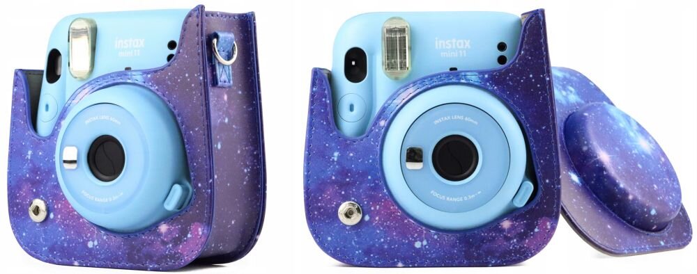 Pokrowiec LOVEINSTANT Instax Mini 11 aparat ochrona dopasowanie pasek obsługa pokrywa klapka drukowanie 