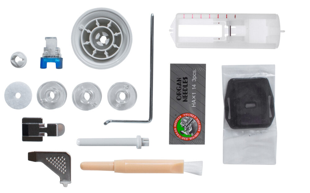 Maszyna do szycia MINERVA Next 141d II zestaw akcesoria komplet wyposazenie