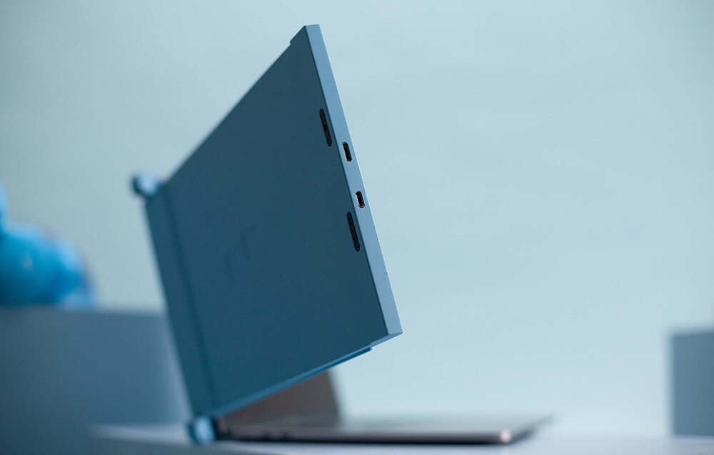 Monitor MOBILE PIXELS Duex Lite Sky Blue oprogramowanie kompatybilność system działanie podłączenie