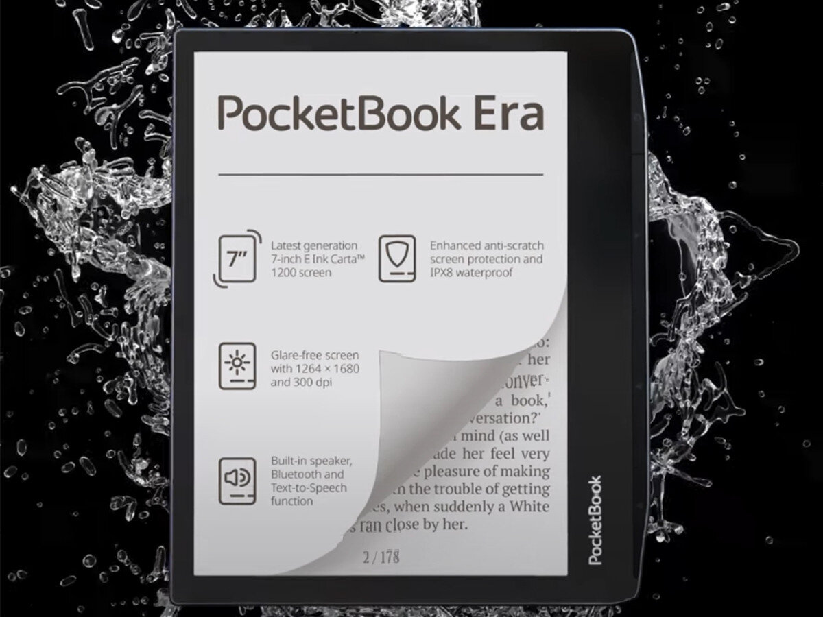 Czytnik E-Bookow POCKETBOOK Era 700 wodoodpornosc
