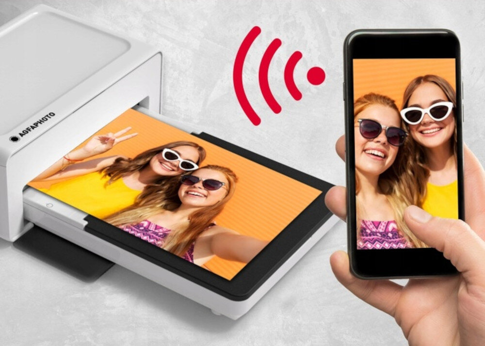 Drukarka AGFAPHOTO AMO46 zastosowanie działanie łączność