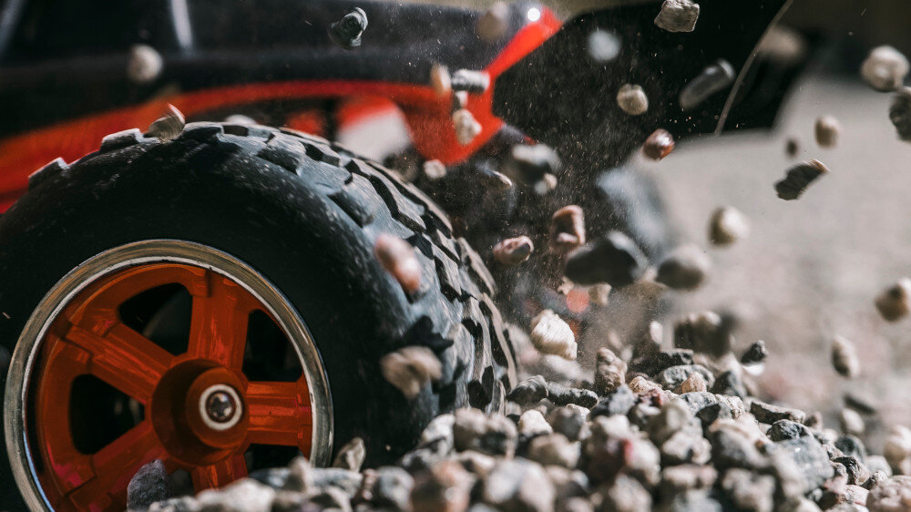 Samochód zdalnie sterowany GADGETMONSTER GDM-1053  - koła