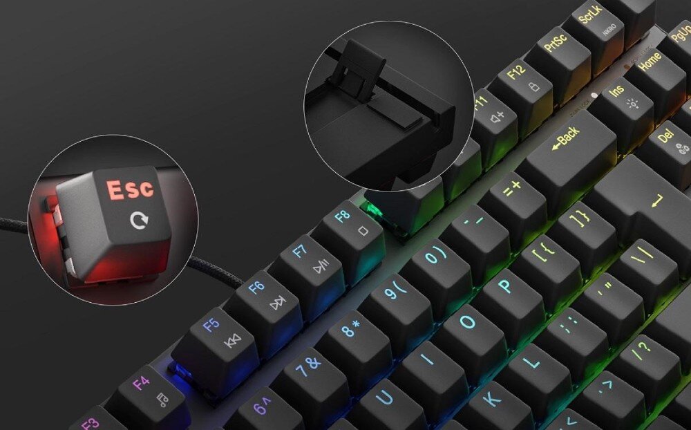 Klawiatura GENESIS Thor 303 TKL trwałość nakładki wykonanie